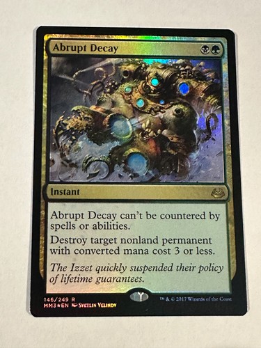 Mtg abrupt decay foil - abrupt, #146