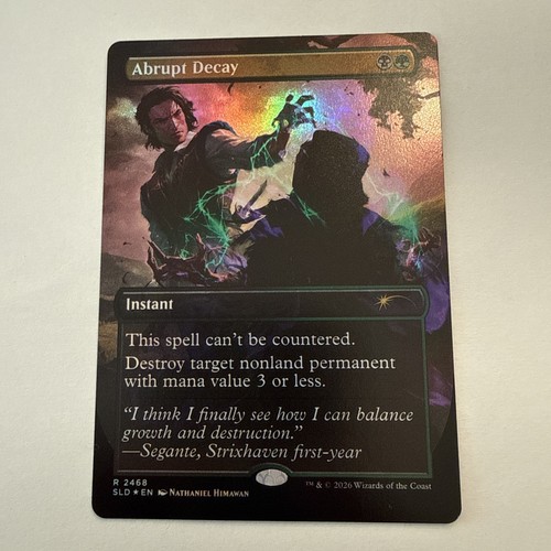 Abrupt decay foil borderless - abrupt,