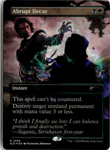 Abrupt decay foil secret lair - abrupt,