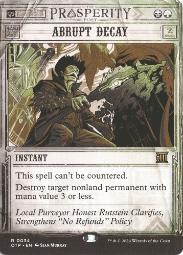 Mtg abrupt decay - decay, (0034)
