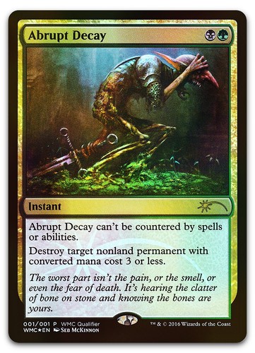 Abrupt decay - #1, (foil)