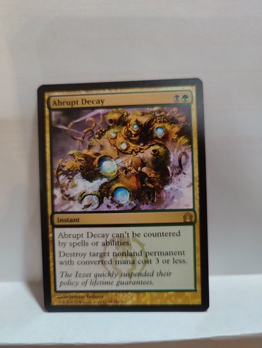 Mtg abrupt decay return - abrupt, to