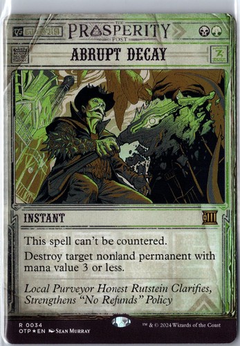Abrupt decay outlaws - decay, 34