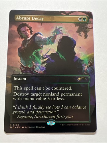 Abrupt decay foil borderless - decay,