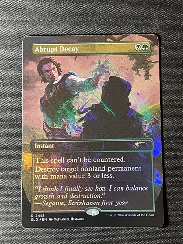 Abrupt decay secret - decay, (2468)