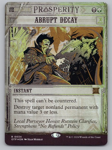 Abrupt decay outlaws of - abrupt,