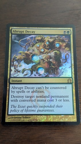 Abrupt decay return ravnica - decay, to