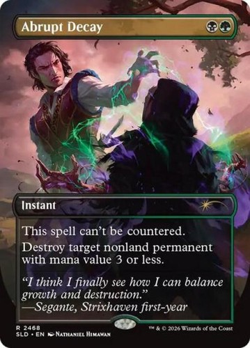 Mtg english abrupt - english, decay