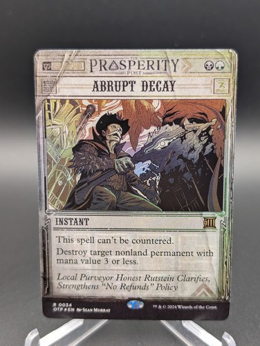 Abrupt decay outlaws - abrupt, of